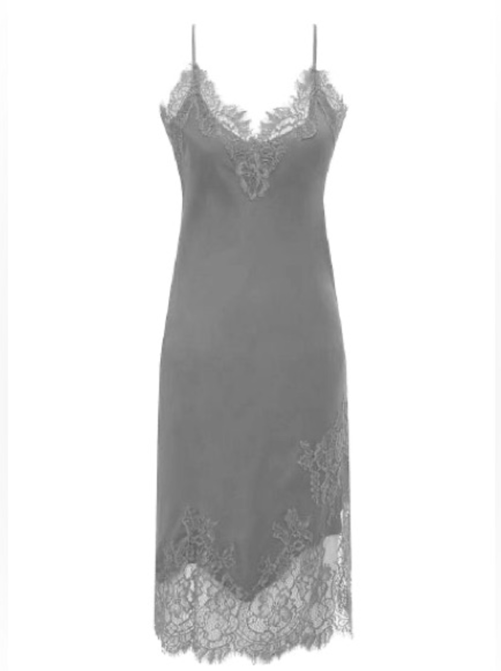 Gold Hawk Platinum Grace Lace Silk Midi Dress $259MSRP NWT